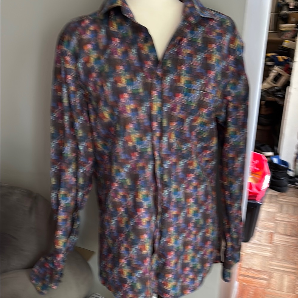 Colorful Geometric Long Sleeve Shirt